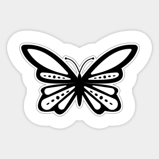 Butterfly Art Sticker